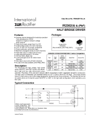 Datasheet IR2106 manufacturer IRF